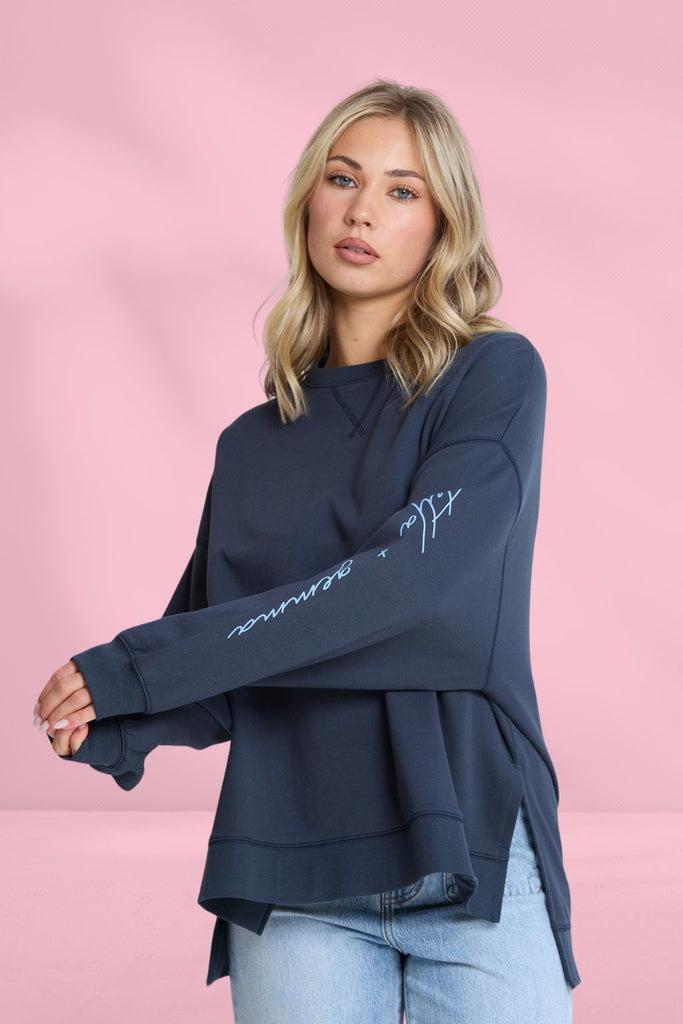 Stella and Gemma Sunday Sweat Stella Style Navy From BoxHill