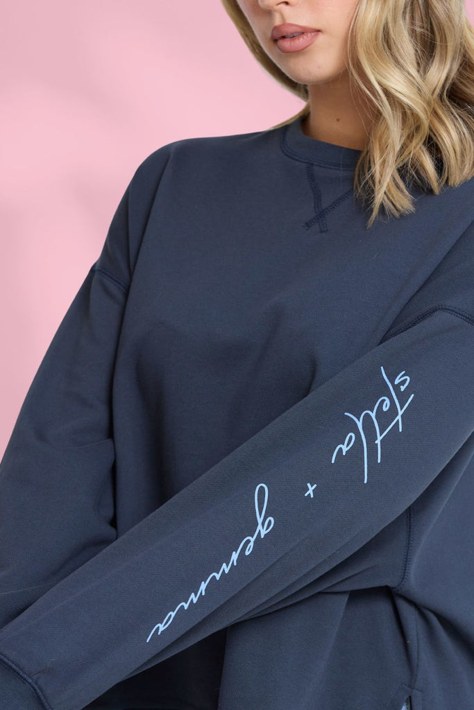 Stella and Gemma Sunday Sweat Stella Style Navy From BoxHill