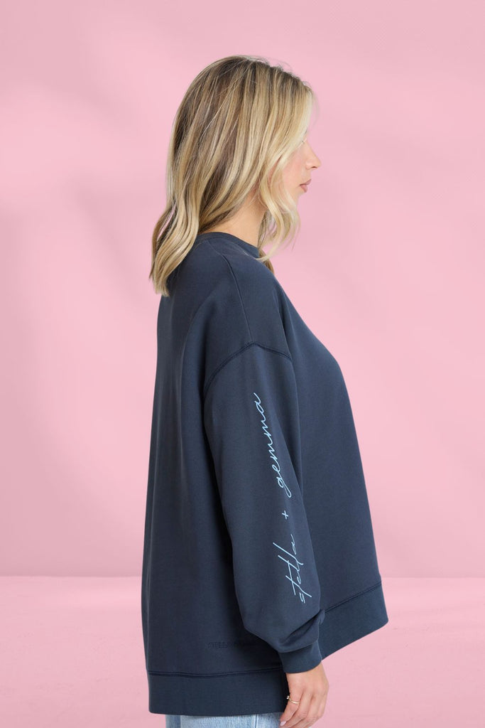 Stella and Gemma Sunday Sweat Stella Style Navy From BoxHill