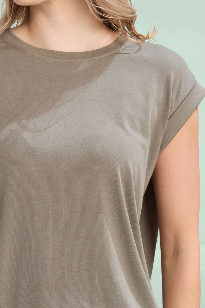 Stella and Gemma Tara Top Seaweed From BoxHill