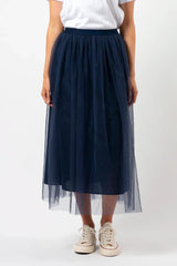 Stella and Gemma Tully Skirt Navy From BoxHill
