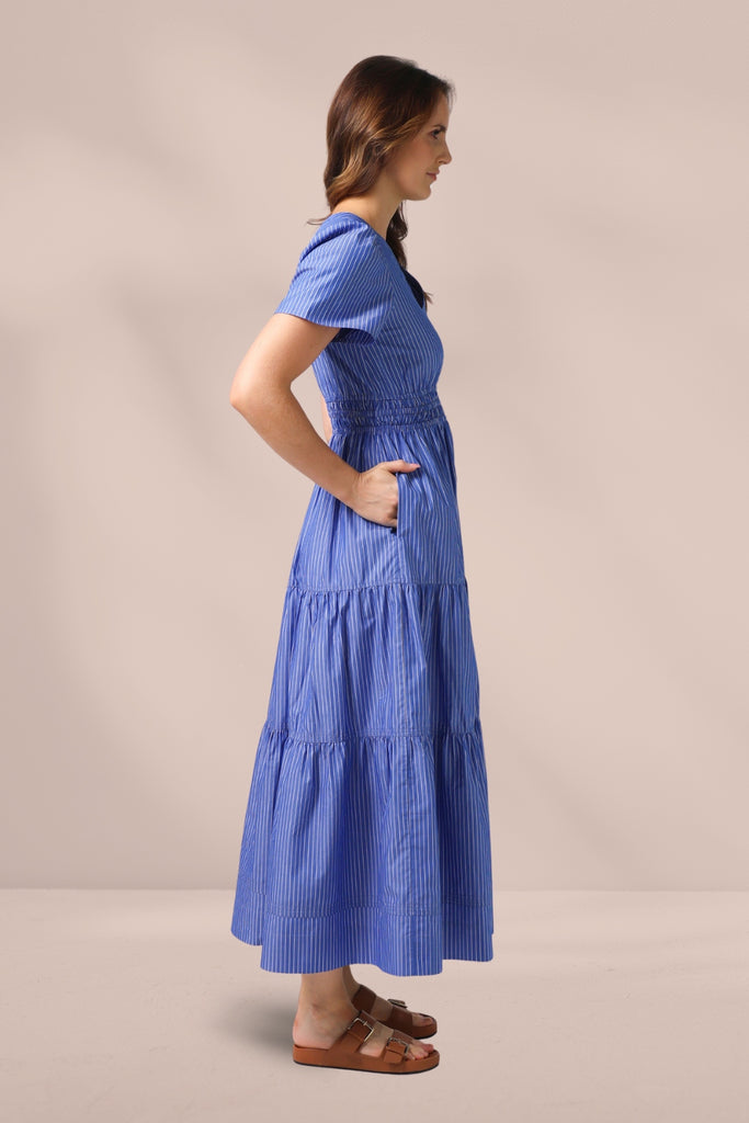 Stella and Gemma Vittoria Dress Aegan Stripe From BoxHill