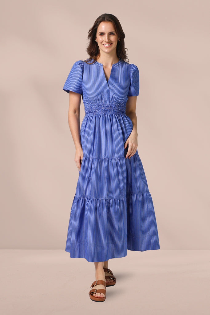 Stella and Gemma Vittoria Dress Aegan Stripe From BoxHill