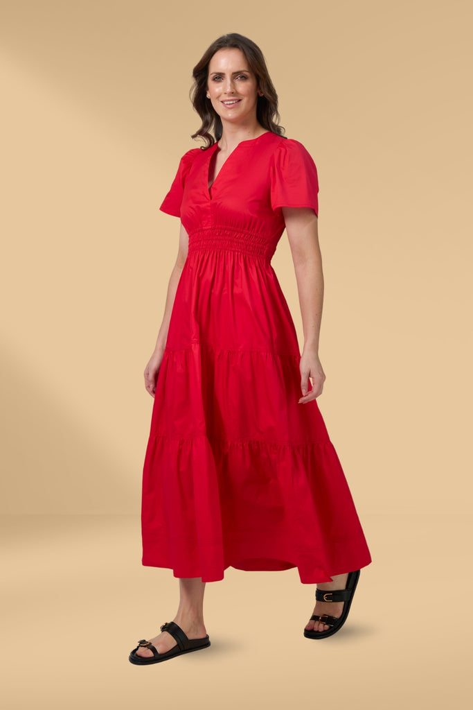 Stella and Gemma Vittoria Dress Flame From BoxHill