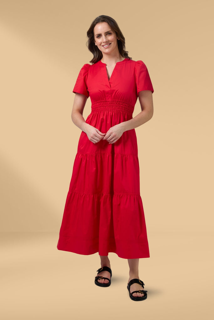 Stella and Gemma Vittoria Dress Flame From BoxHill