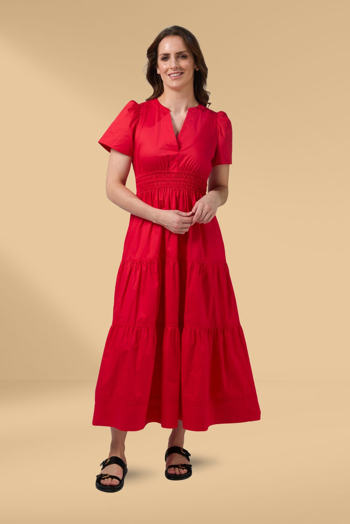 Stella and Gemma Vittoria Dress Flame From BoxHill