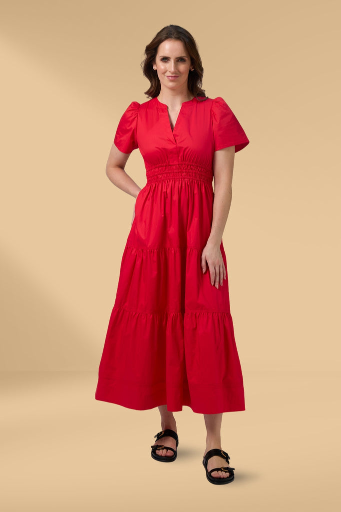 Stella and Gemma Vittoria Dress Flame From BoxHill