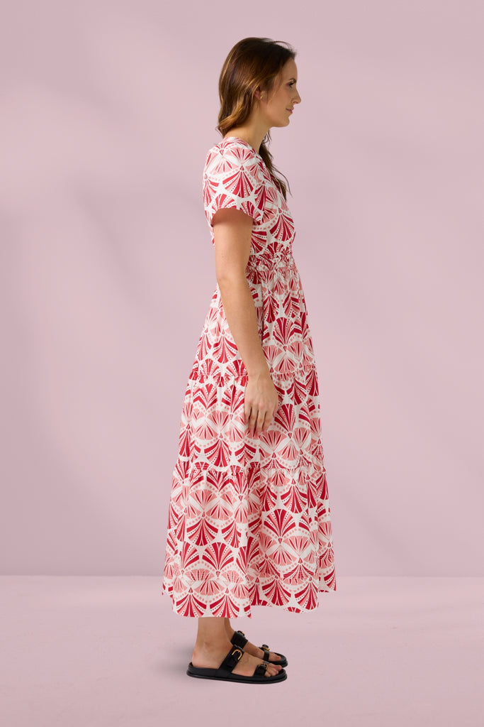 Stella and Gemma Vittoria Dress Sorbet in Sicily Print From BoxHill