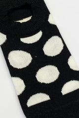 Stella and Gemma White Dots Socks Black One Size Black From BoxHill