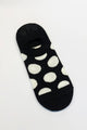 Stella and Gemma White Dots Socks Black One Size Black From BoxHill