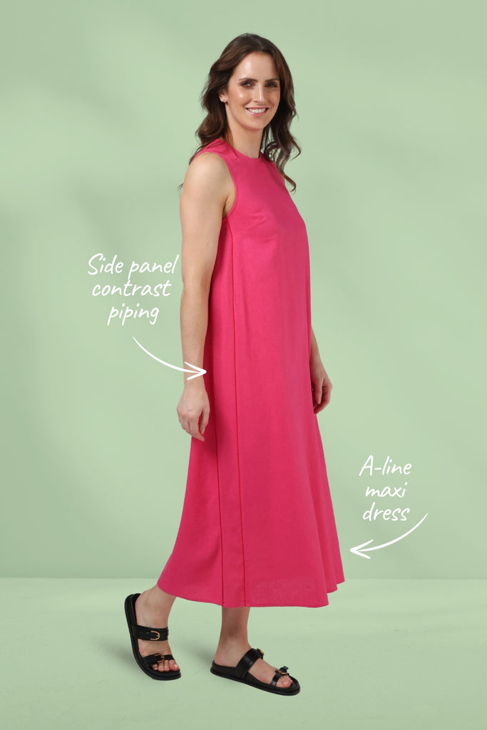 Stella and Gemma Zora Dress Fuchsia From BoxHill