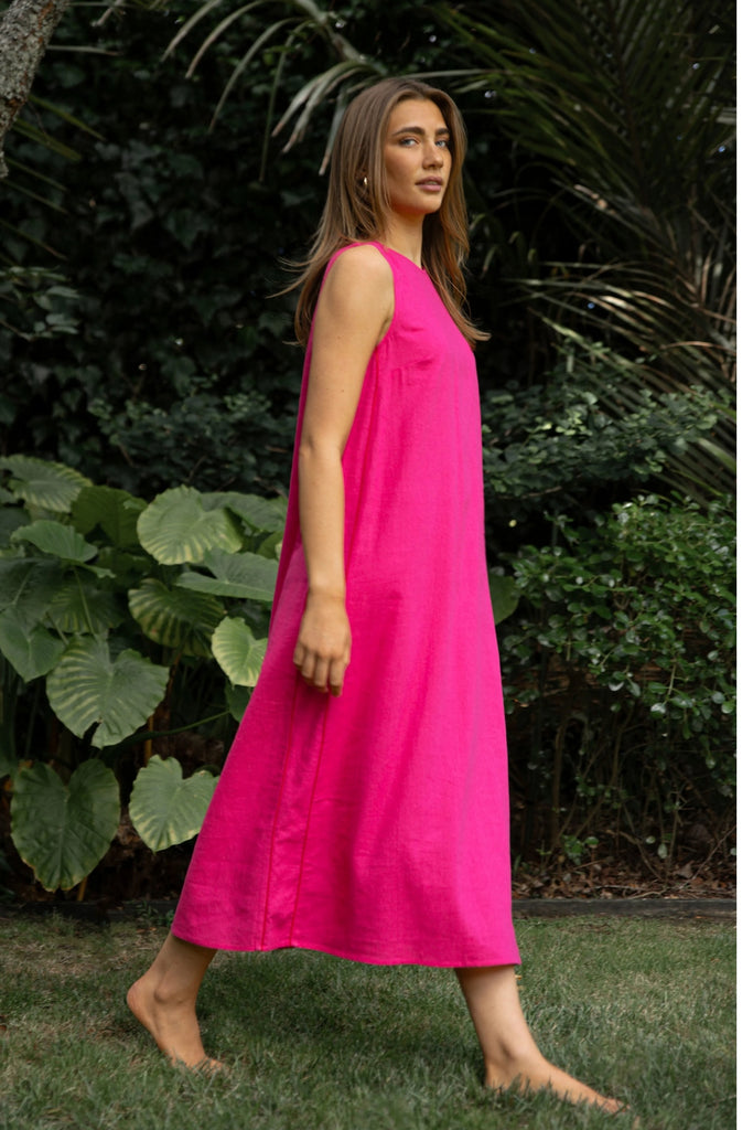 Stella and Gemma Zora Dress Fuchsia From BoxHill