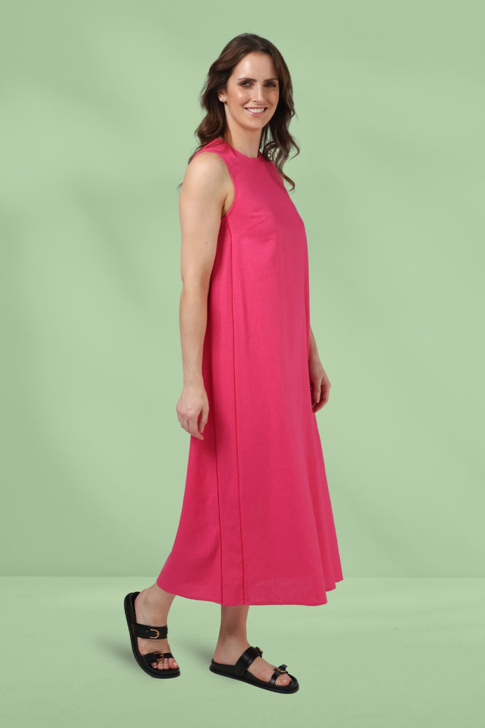 Stella and Gemma Zora Dress Fuchsia From BoxHill