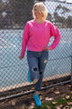 Style Laundry Logo Embossed Sweater Pink From BoxHill
