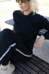 Style Laundry Lurex Stripe Sweater Black From BoxHill