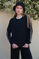 Style Laundry Lurex Stripe Sweater Black From BoxHill