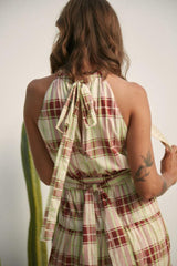 Tuesday Label Jolene Dress Tartan From BoxHill