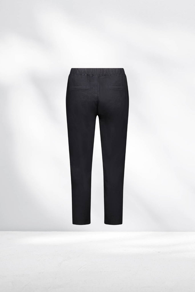 Vassalli 7/8 Elastic Waist Pants Black From BoxHill