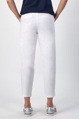Vassalli 7/8 Elastic Waist Pants White From BoxHill