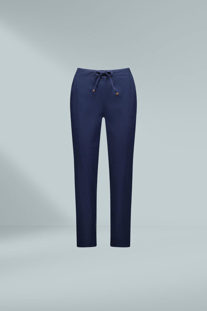 Vassalli Ankle Grazer Slim Leg Elastic Waist Pants Ink From BoxHill