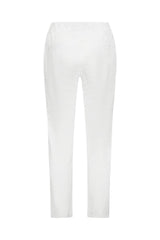 Vassalli Ankle Grazer Slim Leg Elastic Waist Pants White From BoxHill
