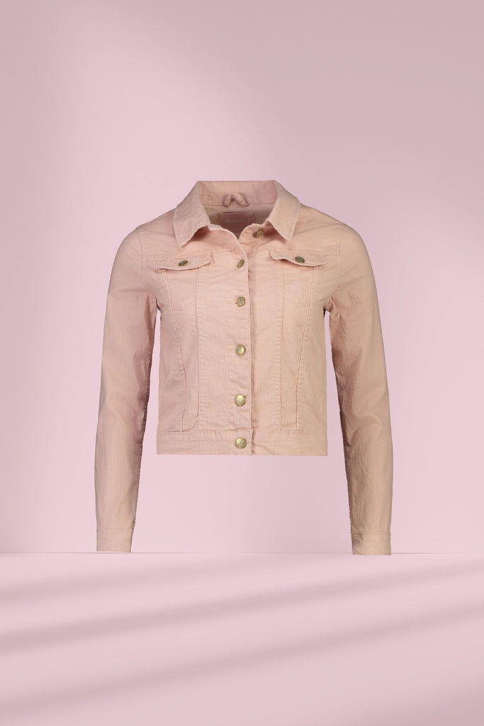 Vassalli Distressed Denim Jacket French Rose From BoxHill