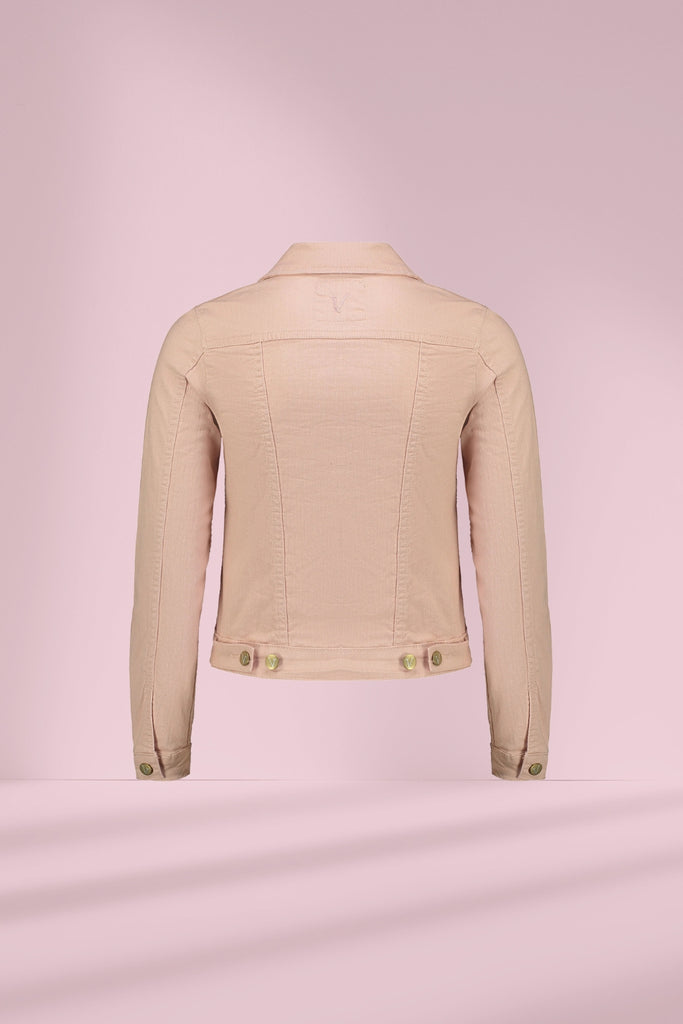 Vassalli Distressed Denim Jacket French Rose From BoxHill