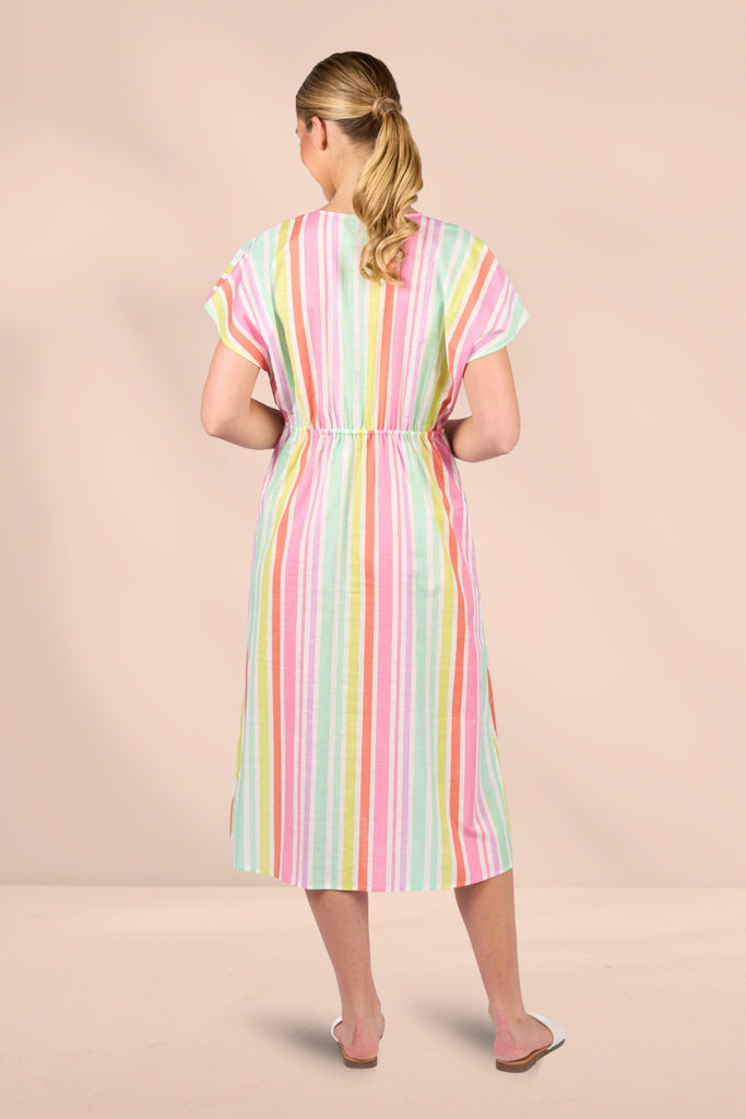 Vassalli Drop Shoulder Dress Cabana From BoxHill