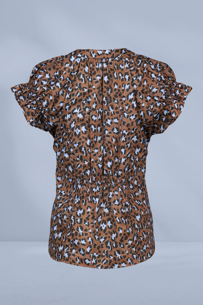 Vassalli Drop Shoulder Shirred Top Nala From BoxHill