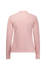 Vassalli High Neck Top with Side Splits Sweet Pink From BoxHill