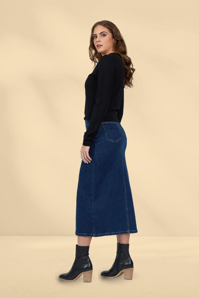 Vassalli Merino Cropped Cardi Black From BoxHill