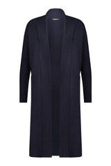 Vassalli Open Longline Cardi with Pockets Ink From BoxHill