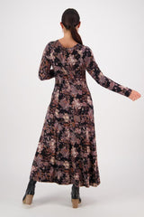 Vassalli Round Neck Printed Knit Dress Vintage From BoxHill