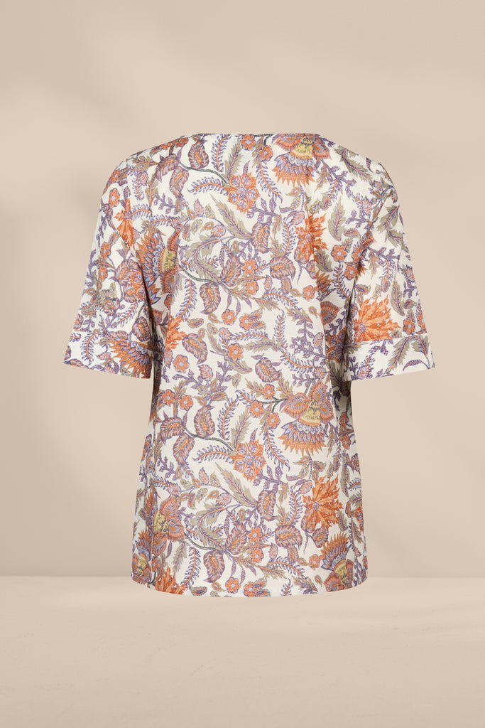 Vassalli Round Neck Top Tuscany From BoxHill