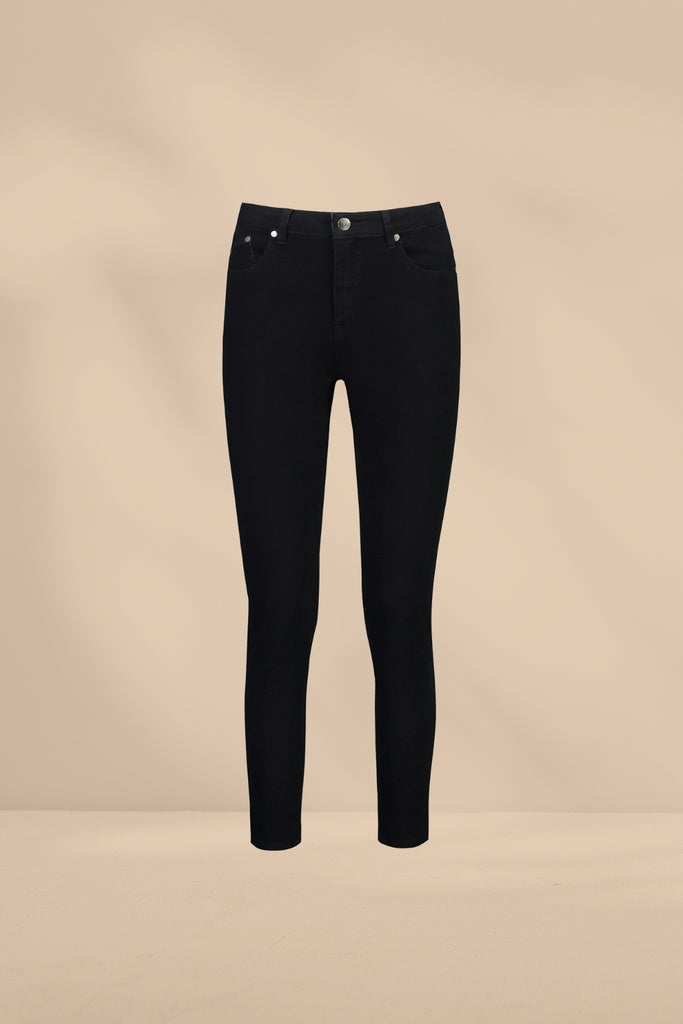 Vassalli Skinny Leg Ankle Grazer Jeans Black From BoxHill