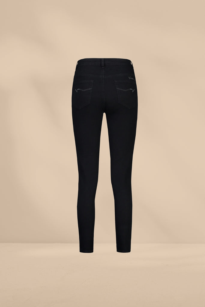 Vassalli Skinny Leg Ankle Grazer Jeans Black From BoxHill