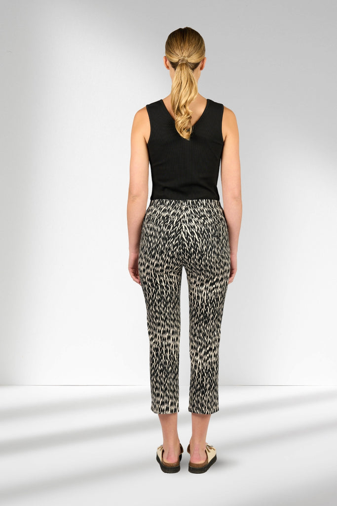 Vassalli Slim Leg 7/8 Pull On Pants Beau From BoxHill