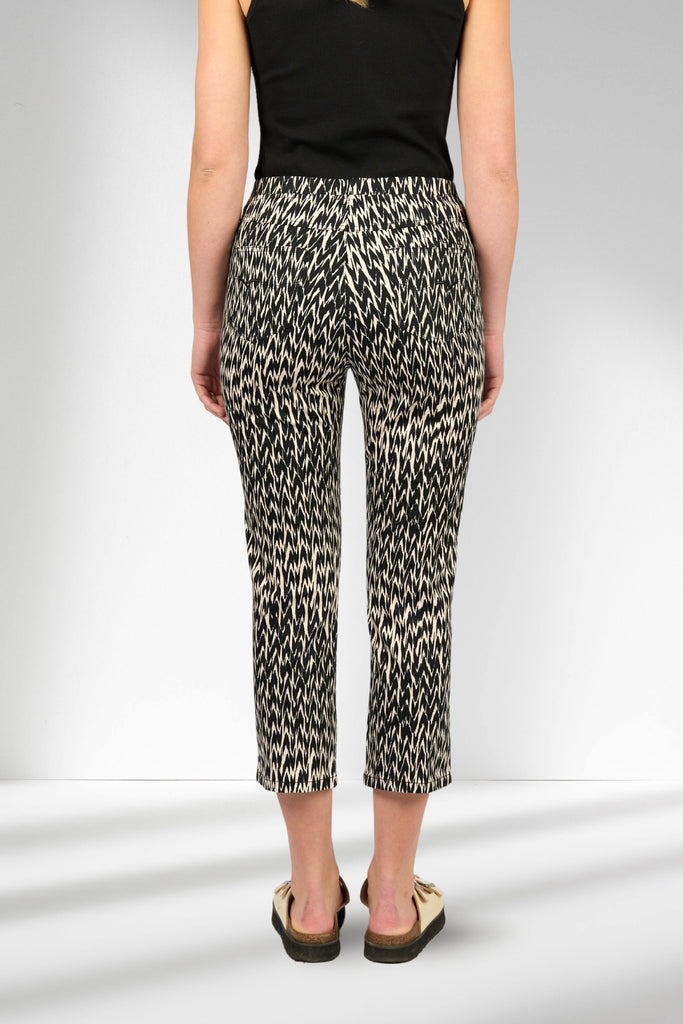 Vassalli Slim Leg 7/8 Pull On Pants Beau From BoxHill