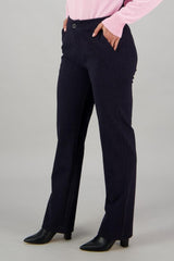 Vassalli Slim Leg Full Length Knit Pants Navy Marle From BoxHill