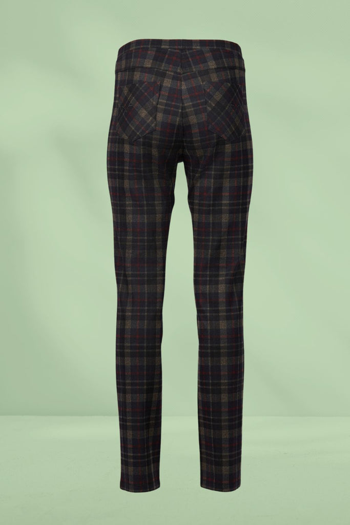 Vassalli Slim Leg Full Length Printed Ponti Pull On Pants Hyde From BoxHill