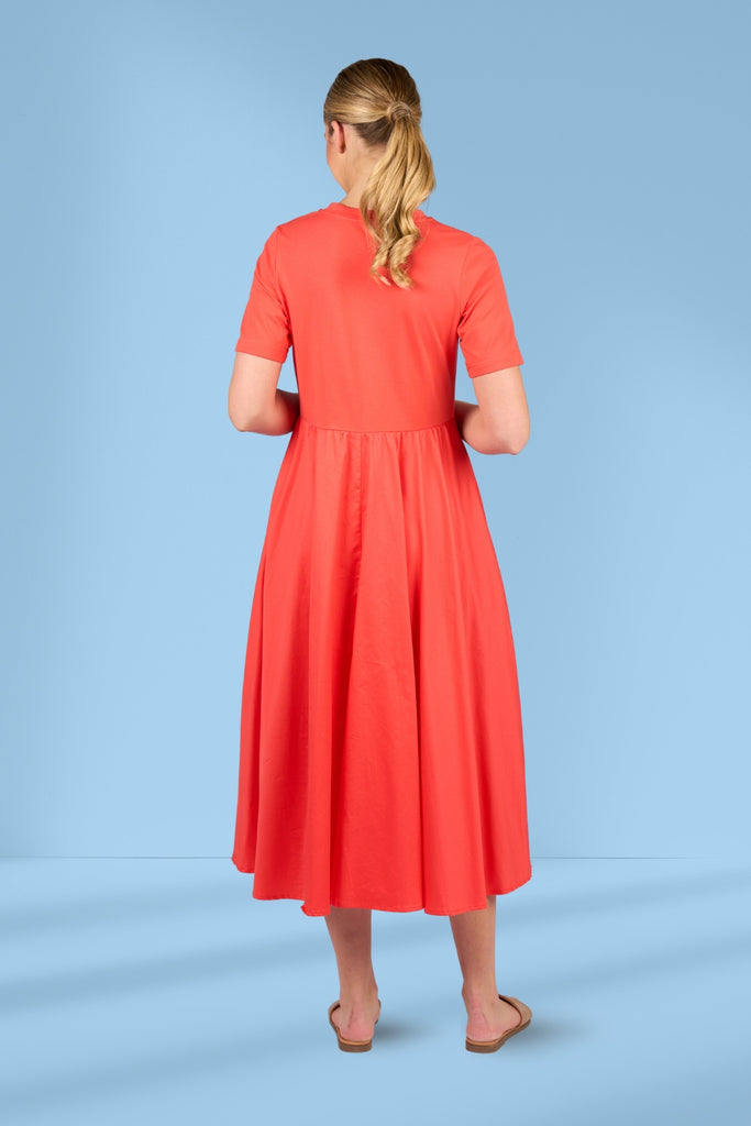 Vassalli T-shirt Dress Aperol From BoxHill
