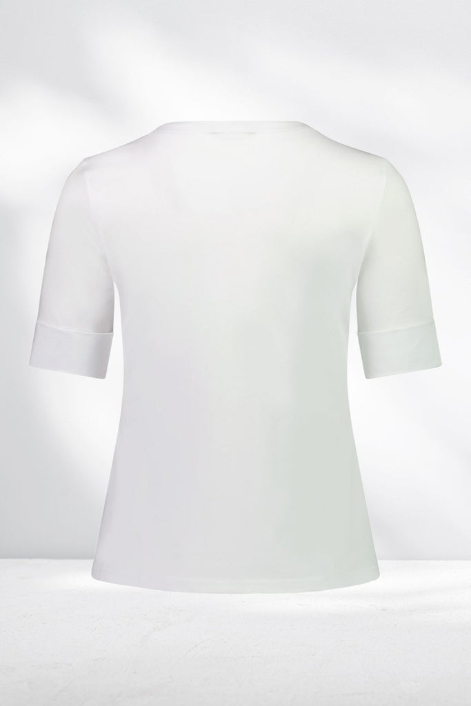 Vassalli V Neck Top White From BoxHill