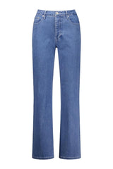 Vassalli Wide Leg Full Length Jeans Blue Wash From BoxHill