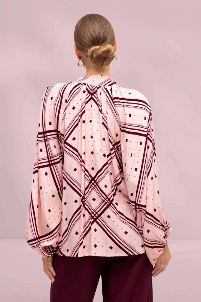 Label of Love Ambrose Long Sleeve Blouse Print From BoxHill