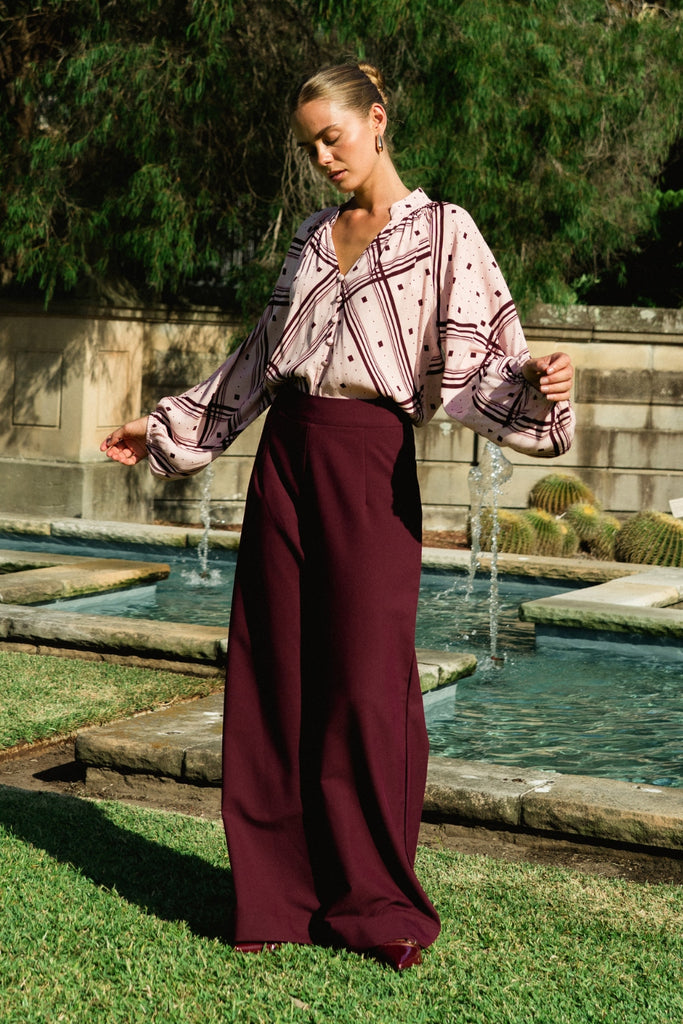 Label of Love Ambrose Long Sleeve Blouse Print From BoxHill