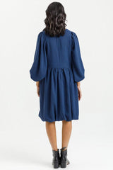 X Label Molly Dress Indigo Blue From BoxHill