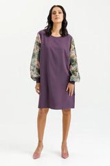 X Label by Homelee Ariana Dress Bloom Swirl Plum From BoxHill