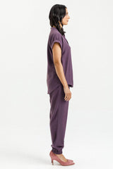 X Label by Homelee Serenity Tee Plum From BoxHill