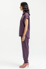 X Label by Homelee Serenity Tee Plum From BoxHill
