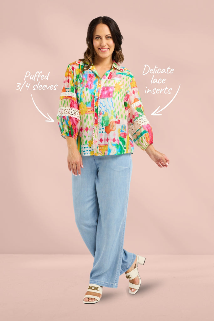 PRE-ORDER Zafina Arabella Shirt Radiant From BoxHill